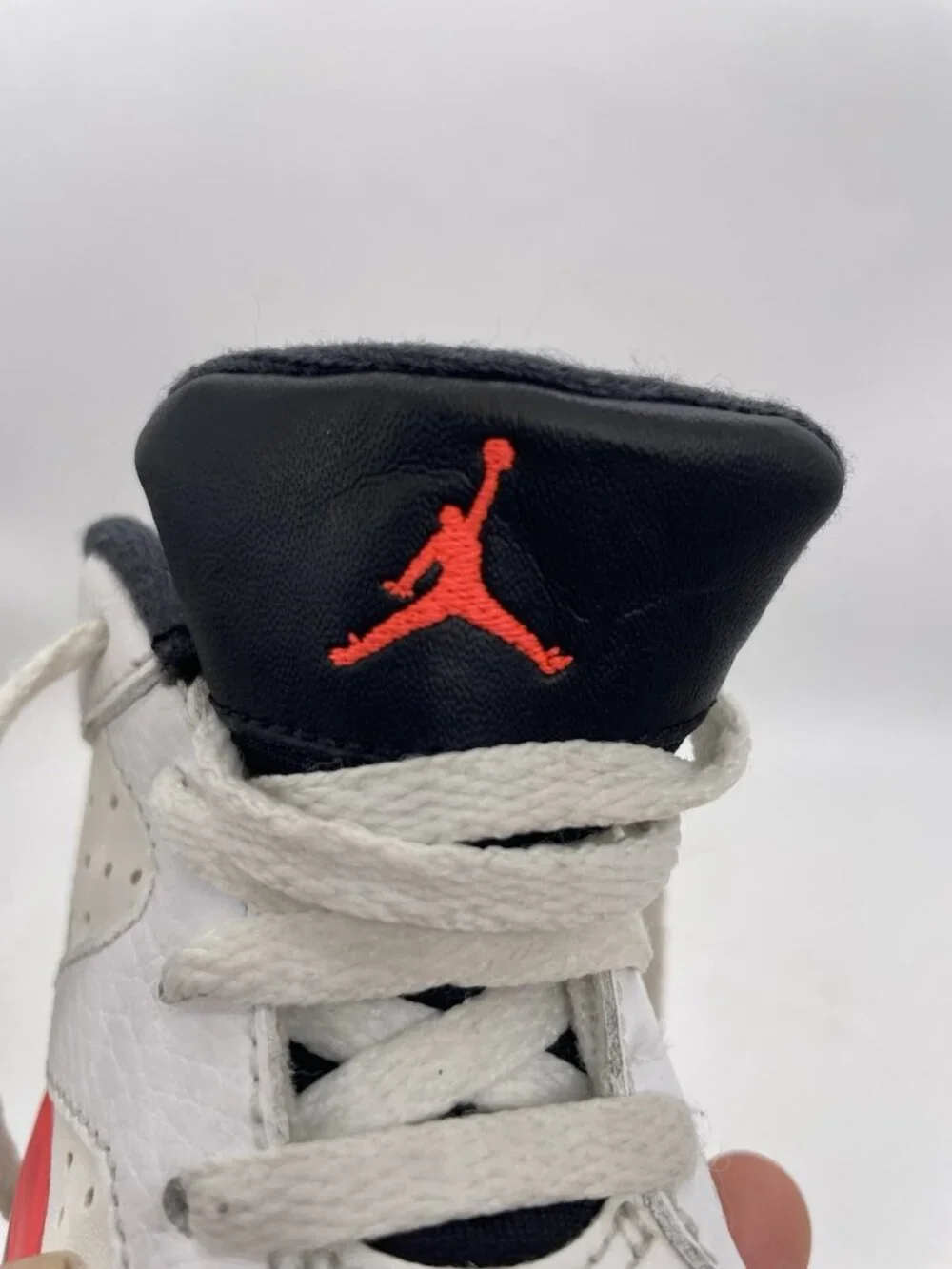 Nike Air Jordan 6 Retro Low BT White Infrared Baby Toddler Shoes Size 4C